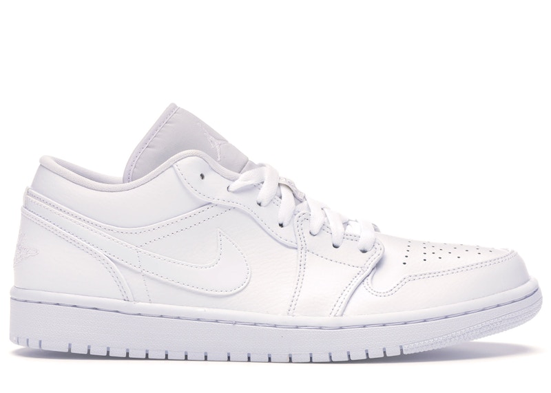 Jordan 1 Low Triple White Fog Grey