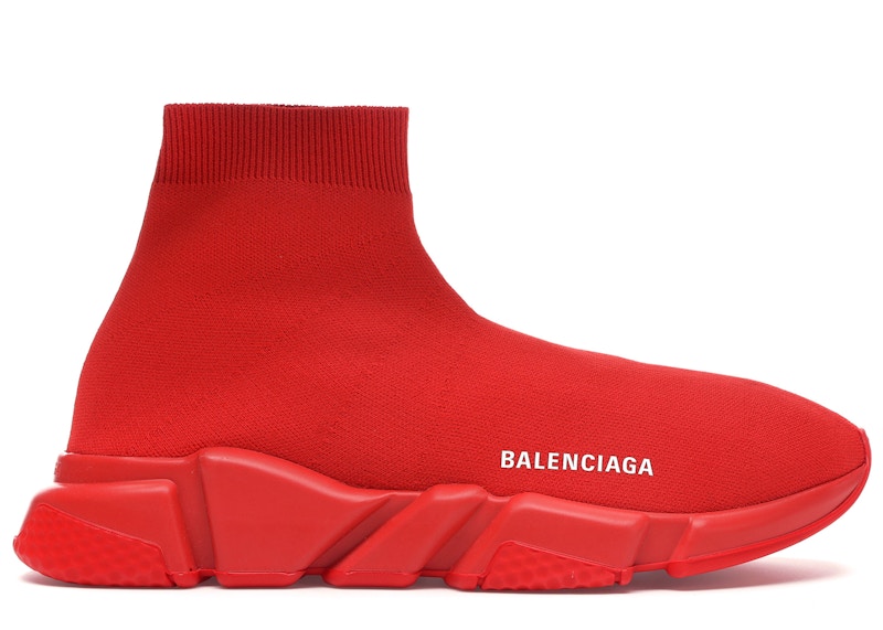 balenciaga all red shoes