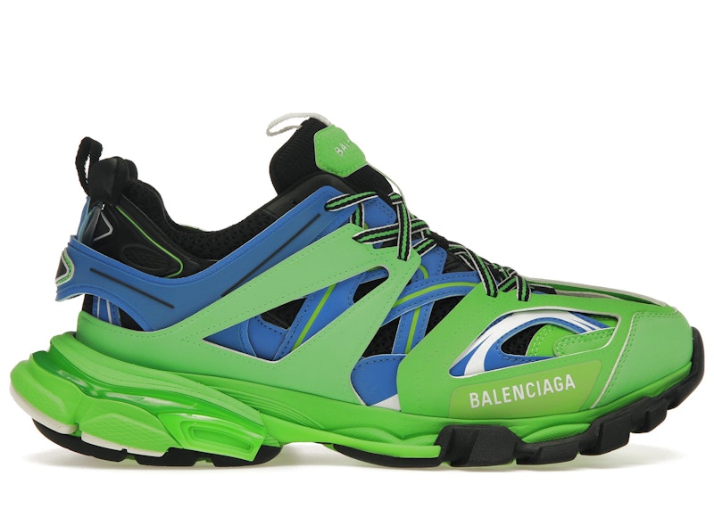 green and blue balenciaga