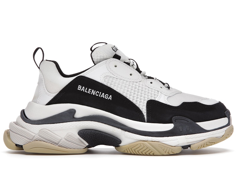 balenciaga triple s white ebay