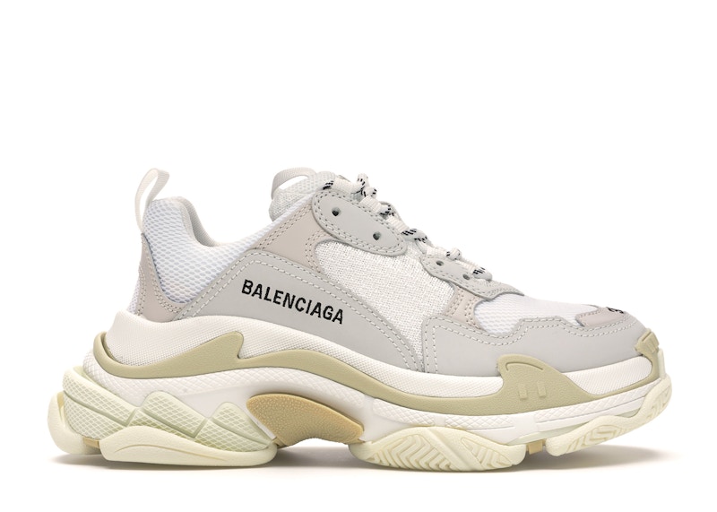 balenciaga triple s white 44