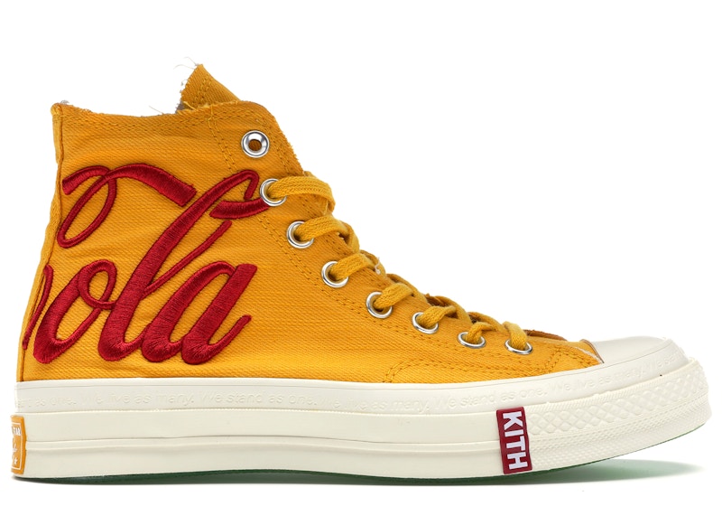 Converse Chuck Taylor All-Star 70s Hi Kith x Coca Cola Yellow