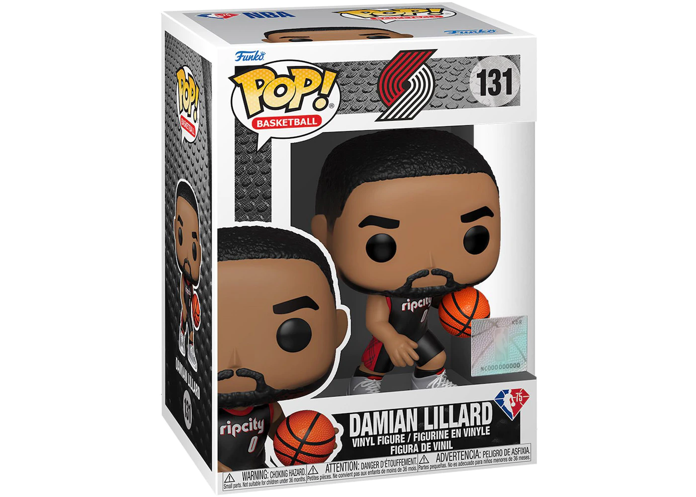 Funko Pop! Basketball NBA Portland Trail Blazers Damian Lillard (City  Edition Jersey) Figure #131 - HypeAnalyzer