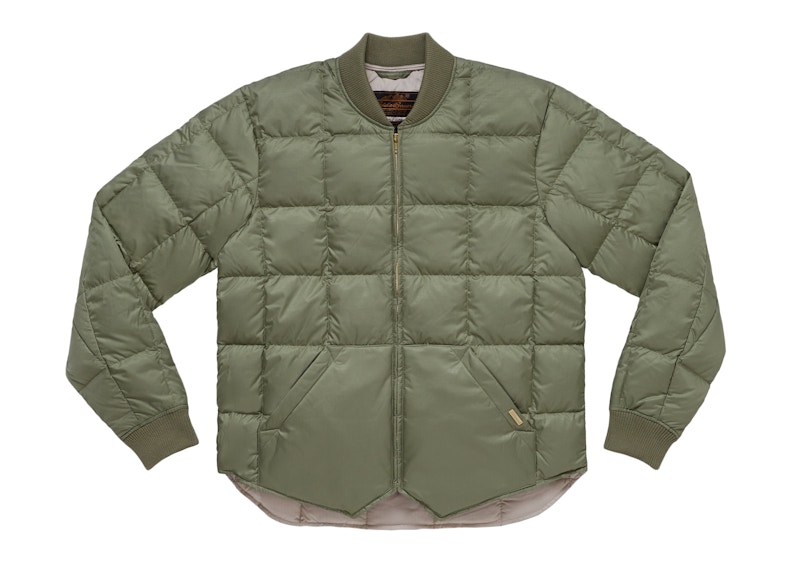 JJJJound x Eddie Bauer Skyliner Jacket Light Sage - HypeAnalyzer