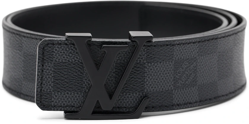 Louis Vuitton Repair Process Damier Graphite Initiales Belt 