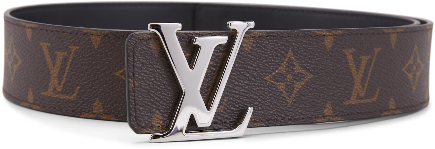 Louis Vuitton Millionaire Black and Red Reversible Belt 85