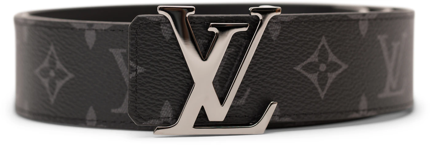 Louis Vuitton Black Leather Tilt Monogram Belt 44/90, myGemma
