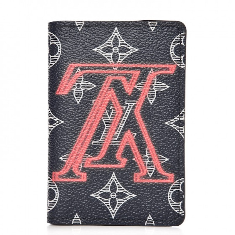 Louis Vuitton Pocket Organizer Monogram Ink Upside Down Navy