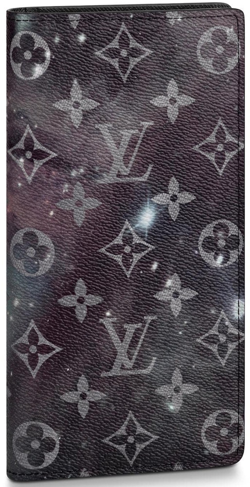 Louis Vuitton Brazza Wallet Monogram Galaxy Black Multicolor - HypeAnalyzer