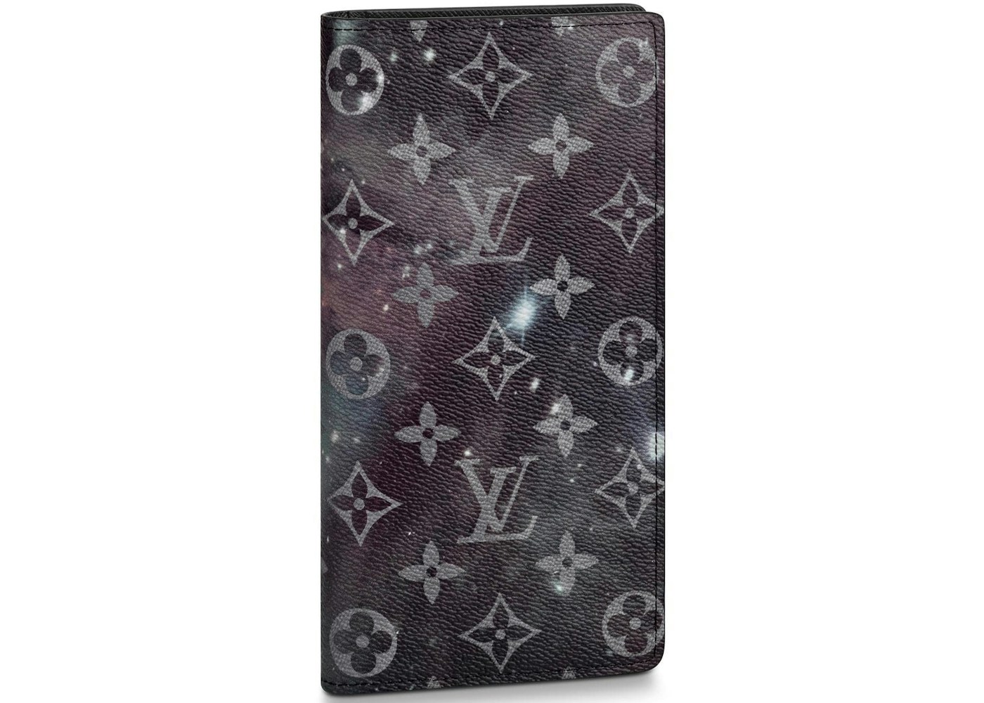 Louis Vuitton Brazza Wallet Monogram Galaxy Black Multicolor - HypeAnalyzer