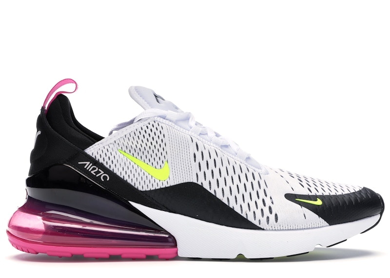 Nike Air Max 270 White Black Fuchsia Volt Ah8050 109 Hypeanalyzer