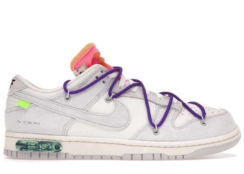 dunk low off white lot 15