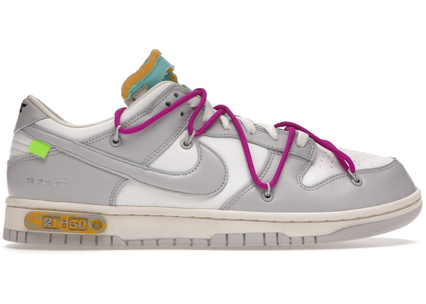 Nike Dunk Low Off-White Lot 21 - DM1602-100 - HypeAnalyzer