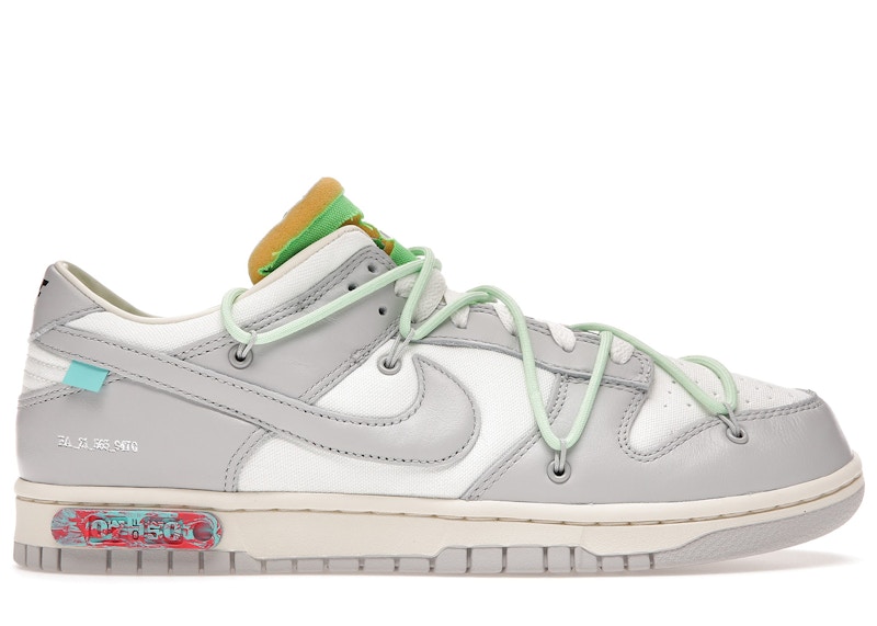 dunk low off white lot 2