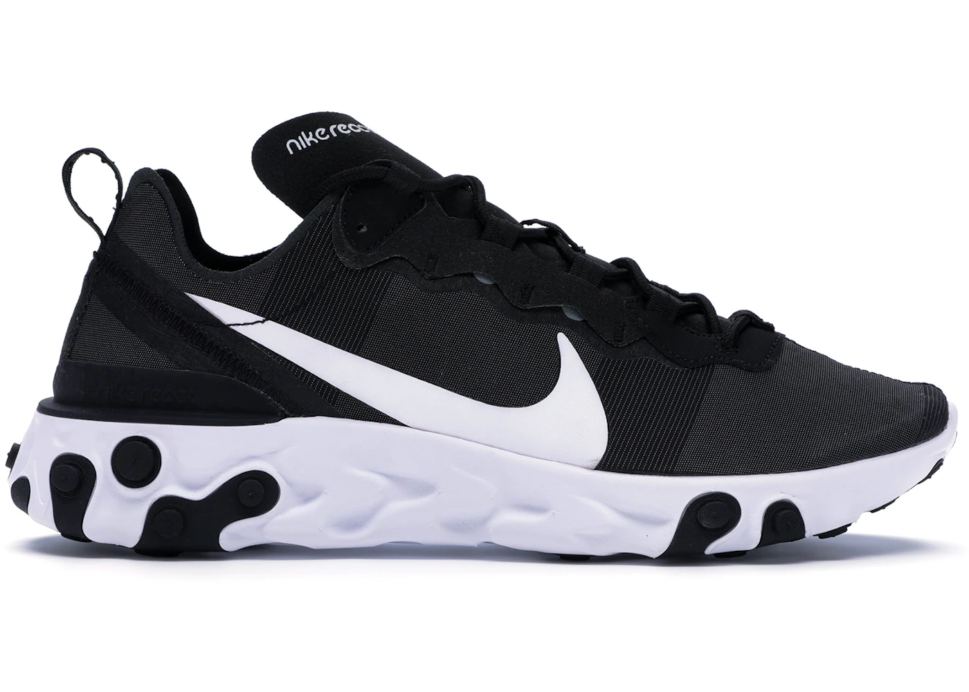 Nike React Element 55 Black White BQ6166003 HypeAnalyzer Nike React Element 55 Black White BQ6166003 HypeAnalyzer