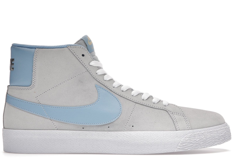 Nike SB Blazer Mid Soft Grey Baby Blue