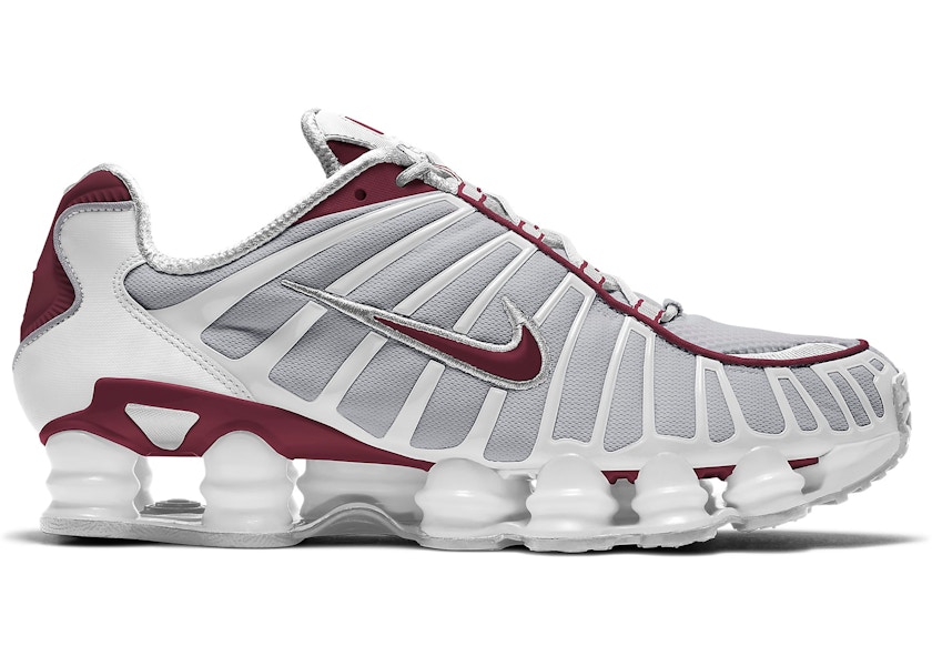 Nike Shox TL Neutral Grey Team Red - AV3595-103 - HypeAnalyzer