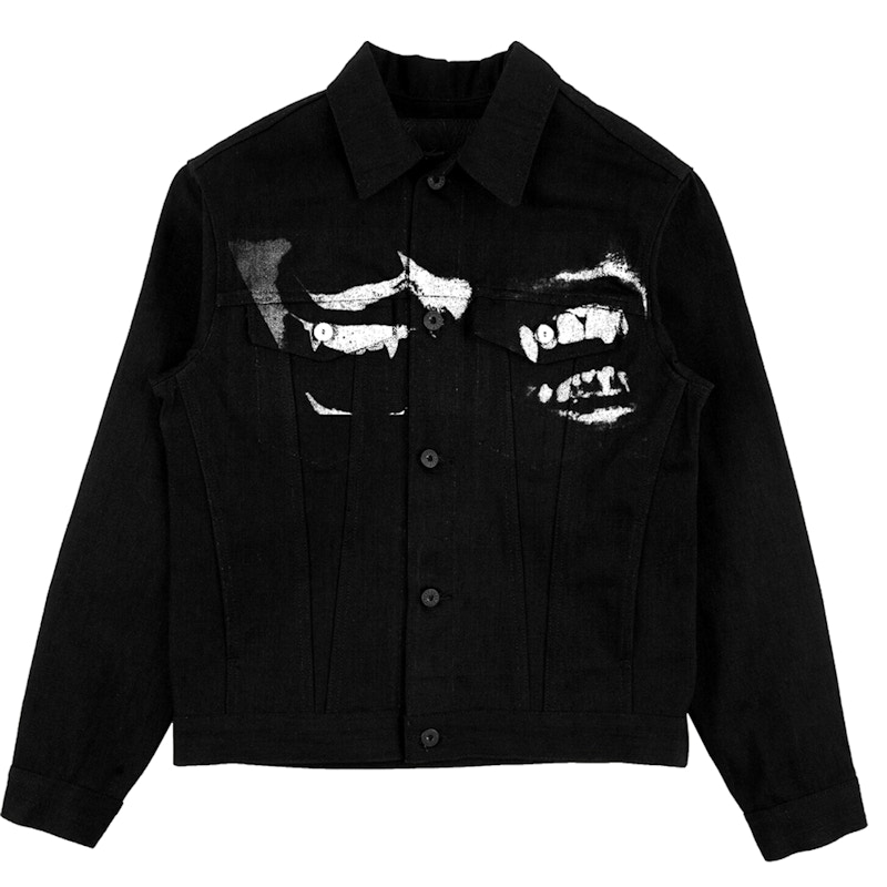 Playboi Carti Whole Lotta Red Denim Jacket Black