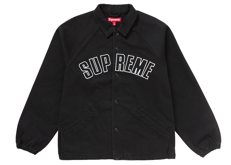 Supreme Canvas Clip Jacket Black - HypeAnalyzer