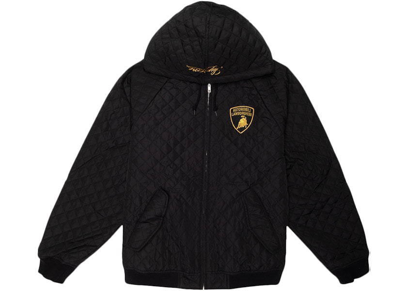 Supreme Automobili Lamborghini Hooded Work Jacket Black