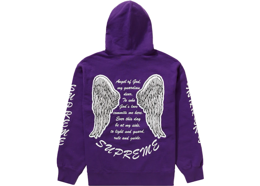 Supreme Guardian Hooded Sweatshirt Purple