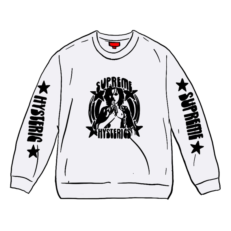 Supreme HYSTERIC GLAMOUR L/S Tee White