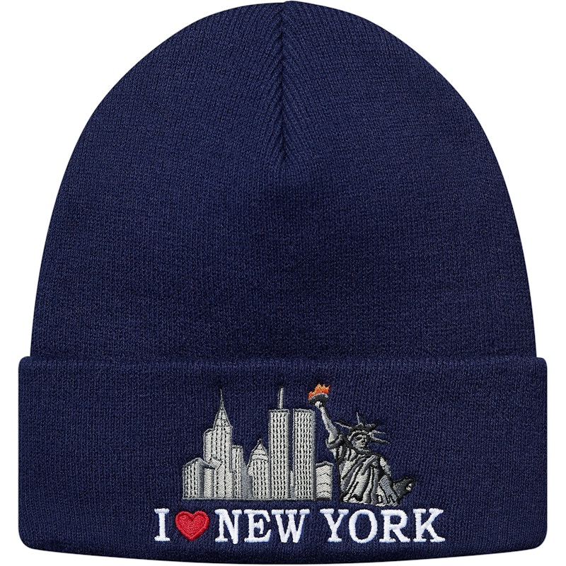 Supreme I Love NY Beanie Navy