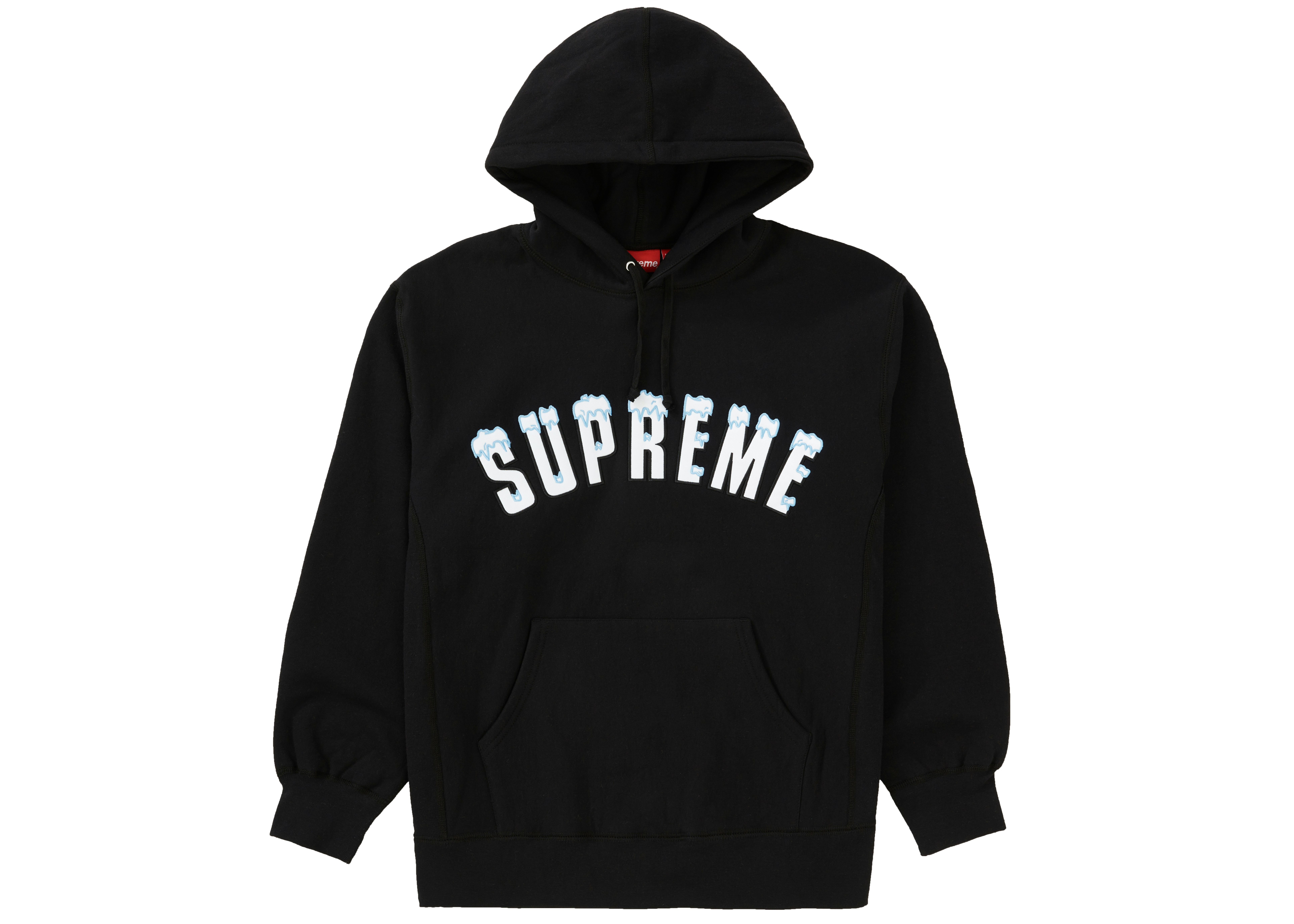 Supreme Icy Arc Hooded Sweatshirt Black HypeAnalyzer