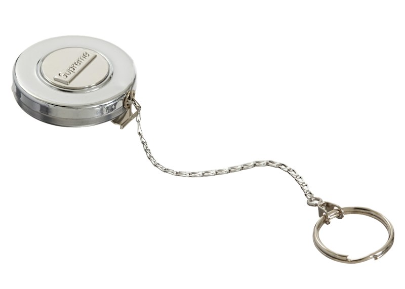 Supreme KEY-BAK Original Retractable Keychain Silver - HypeAnalyzer