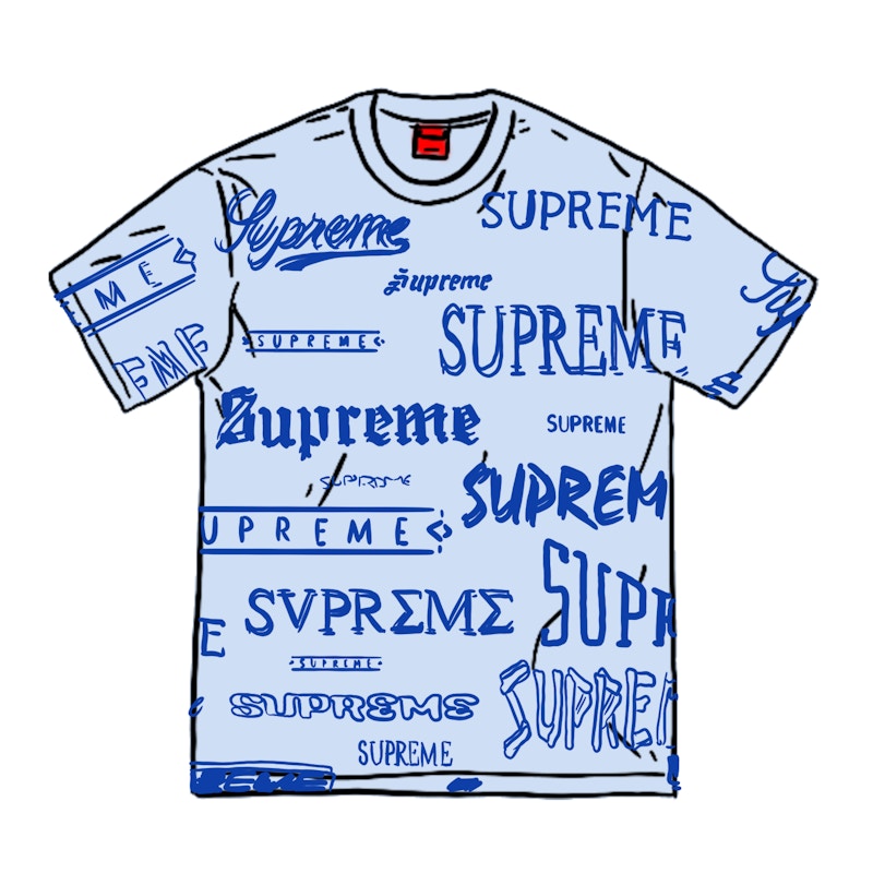 Supreme Multi Logo Tee White