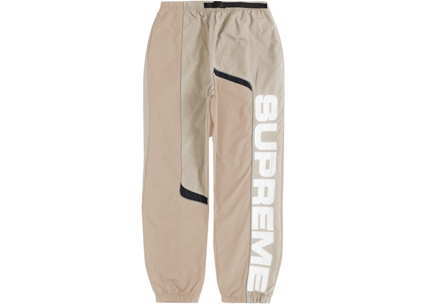 Supreme S Paneled Belted Track Pant Dusty Pink