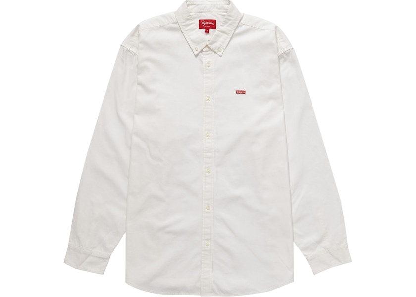 Supreme Small Box Twill Shirt White