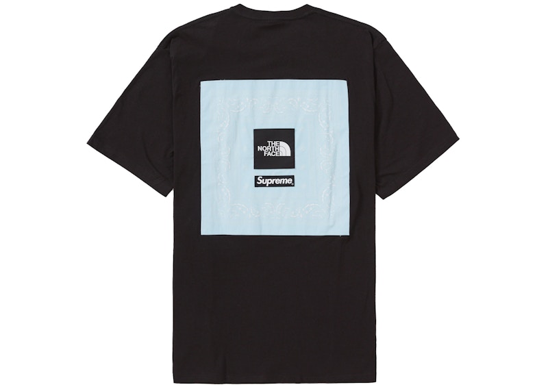Supreme The North Face Bandana Tee Black - HypeAnalyzer 