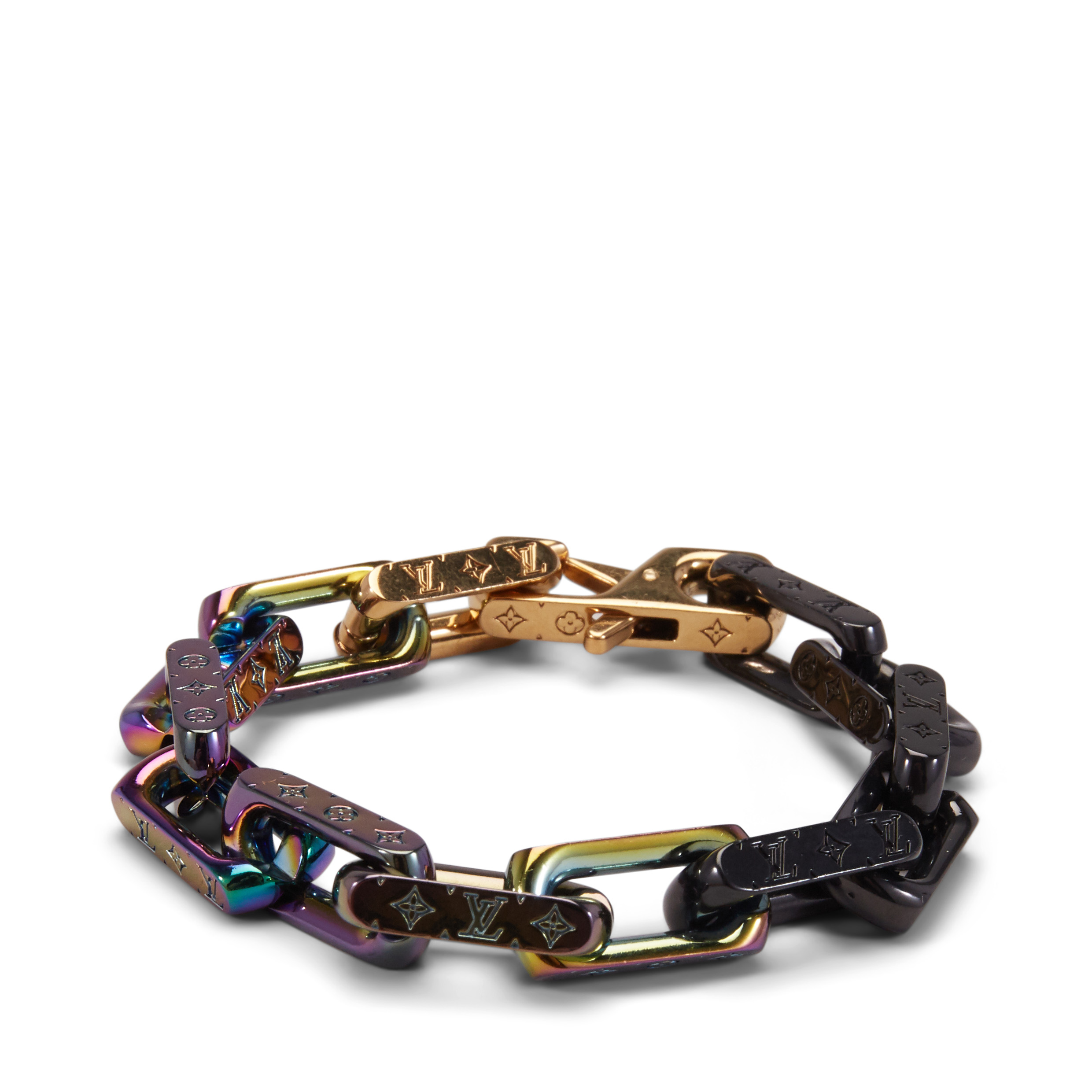 Monogram Chain Bracelet Luxury - Black / Grey - Metal - Size: M - Louis  Vuitton® | Louis vuitton bracelet, Chain bracelet, Matching necklaces